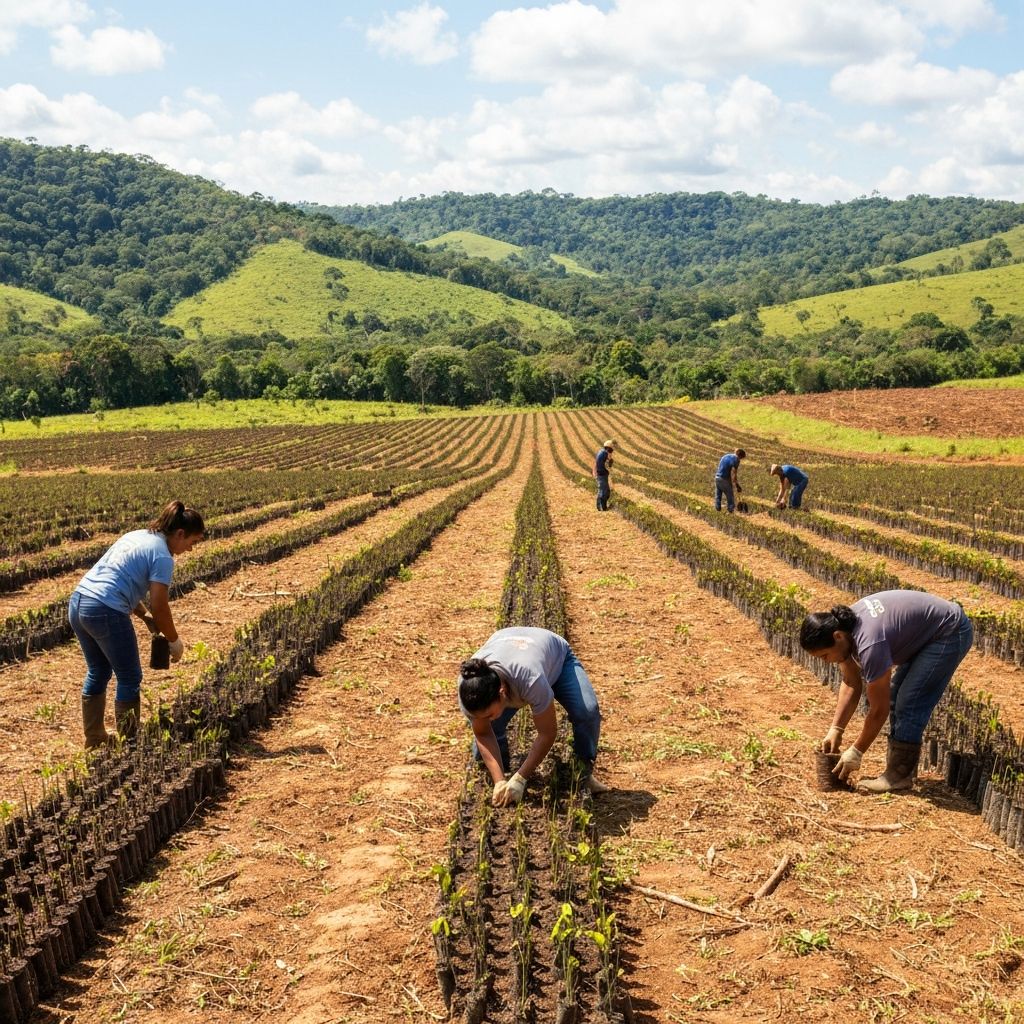 Plantio de Mogno Africano em Goiás